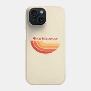 Retro style vintage bad company Phone Case