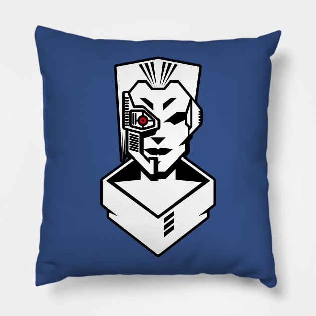 Cyberpunk Pillow by krzykostrowski