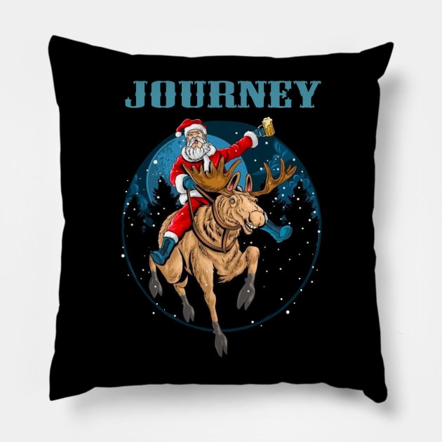 JOURNEY BAND XMAS Pillow by a.rialrizal