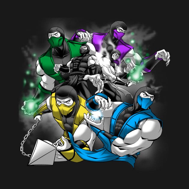 Rainbow Ninjas by CoinboxTees