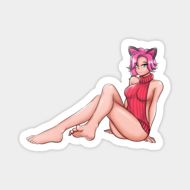 Maeve V.K. Sweater Magnet by YHWdrawings