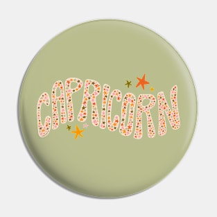 Starry Capricorn Pin