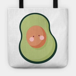 Cute avocado cartoon Tote