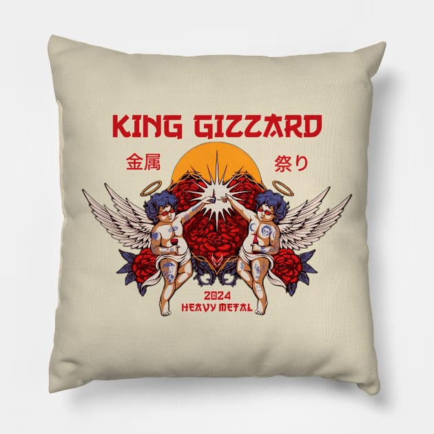 king gizzard Pillow by enigma e.o