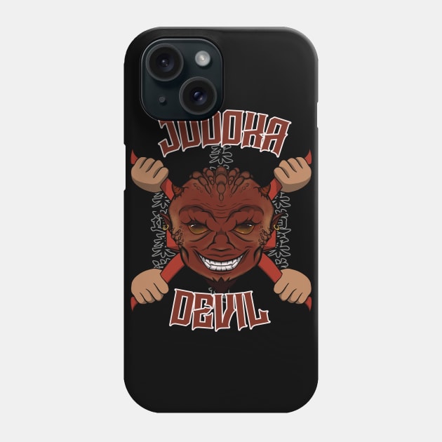 Judoka Devil Phone Case by RampArt