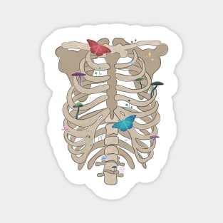 Spring Booming Ribcage Magnet