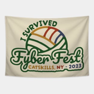 I Survived Fyber Fest 2023 Tapestry