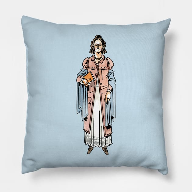 Mary Shelley Pillow by Chris_