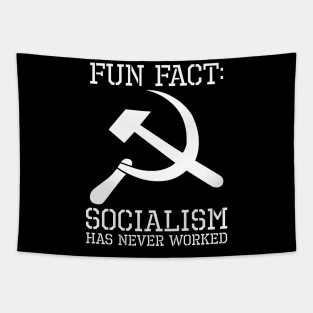 Socialism Has Never Worked Tapestry