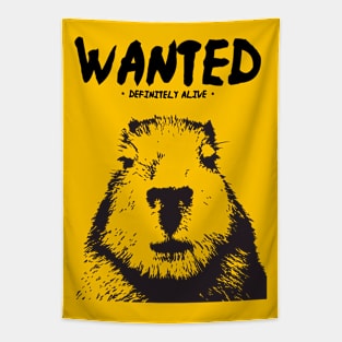 Wanted Capybara Tapestry