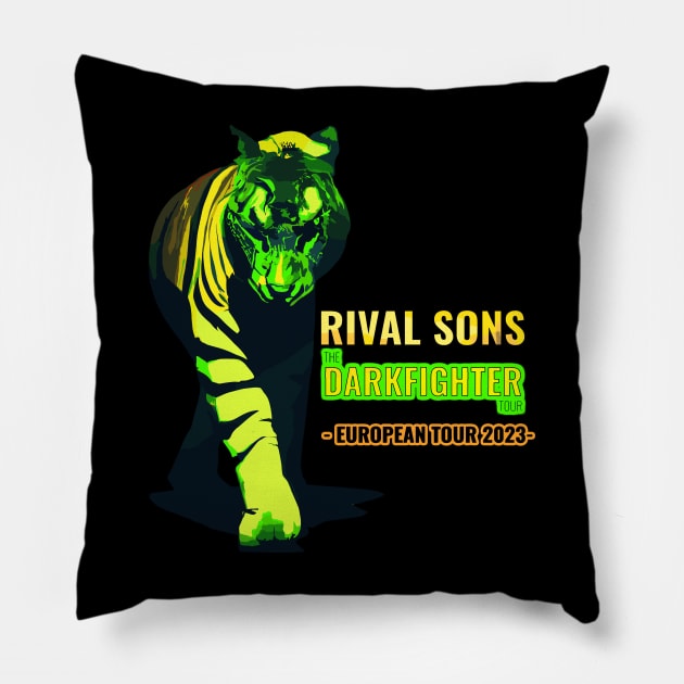 Darkfighter - Rival Sons Pillow by Pugahanjar