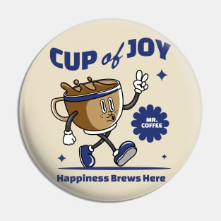 Happiness Brews Here Pin