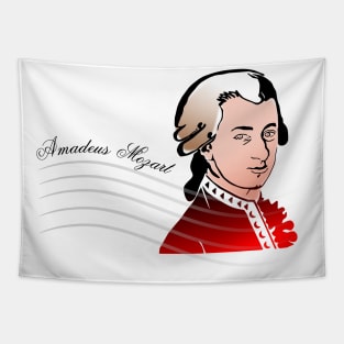 Wolfgang Amadeus Mozart Tapestry