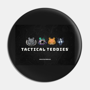 Tactical Teddies Factions logo mask Pin