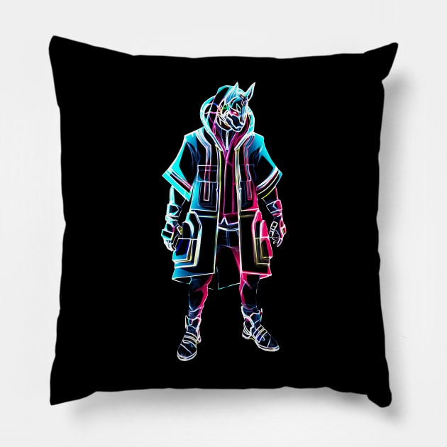 Fortnite game Pillow by Sandee15