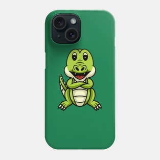 Cute Crocodile Smiling Phone Case
