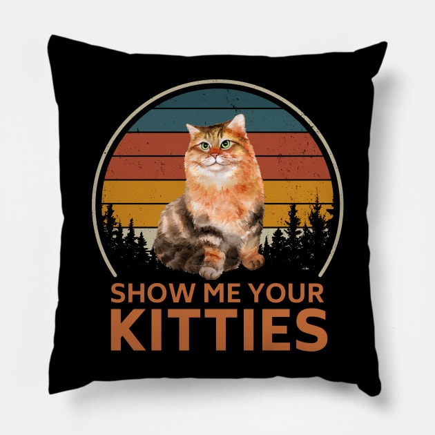 Show Me Your Kitties International Cat Pillow by Ranawat Shop