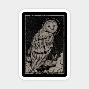 Owl realist Magnet