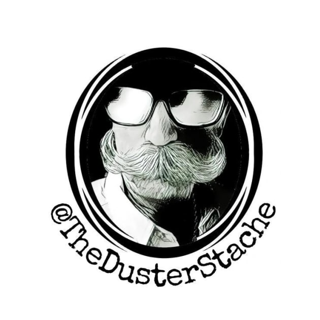 The Dusters Stache Oval by Donut Duster Designs