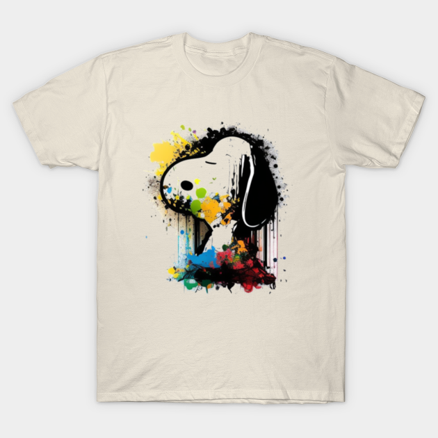 Discover Cute snoopy abstract - Snoopy - T-Shirt