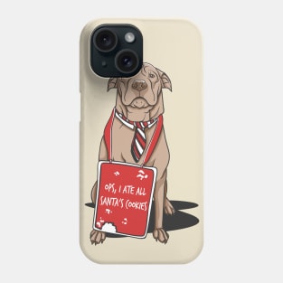 Ops, I ate all Santa's cookies Phone Case