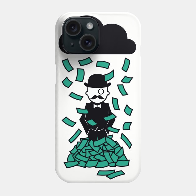 Hipster Rich Phone Case by Malchev