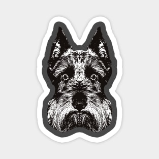 Miniature Schnauzer - Schnauzer Christmas Gifts Magnet