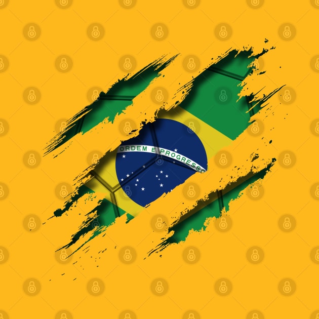 Brazil Football by blackcheetah