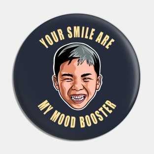 Pediatric Nurse Your Smile Are My Mood Booster Pin