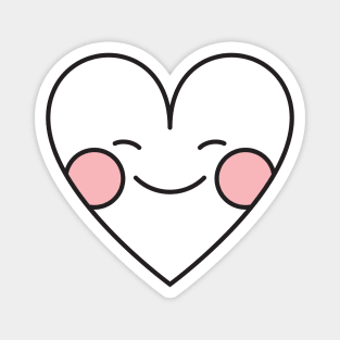 Blushing Heart Magnet