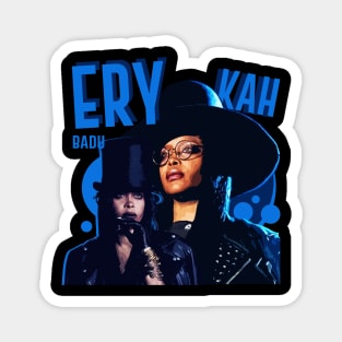 Erykah Badu | Blue Vintage Magnet