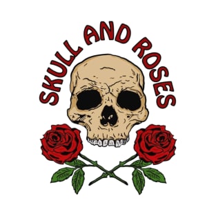 Skull and rose T-Shirt