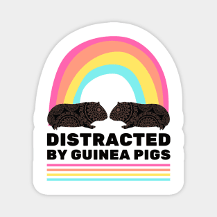 Distracted by Guinea Pigs Magnet