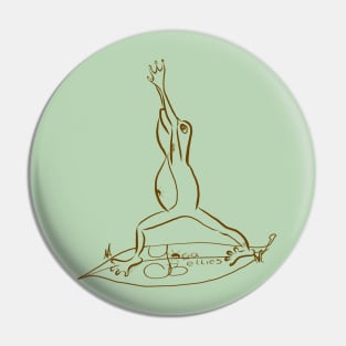 Yoga Bellies Warrior Frog Pin