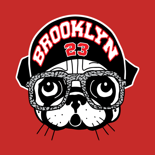 Spike Lee Brooklyn Hip Hop pug by yumiyoshi4