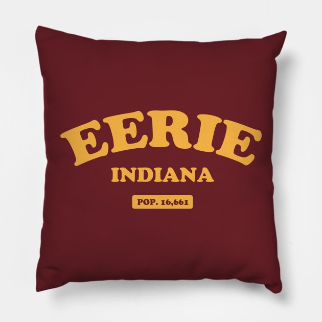 Eerie Indiana Pillow by deadright