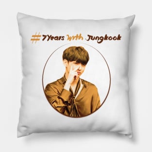 jungkook t-shirt Pillow