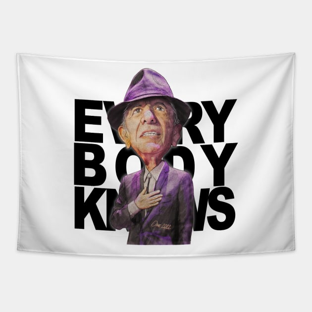 Leonard Cohen - Everybody Knows Tapestry by Henry Drae