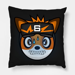 Shocked Gamer Fox OpDaMyZr Pillow