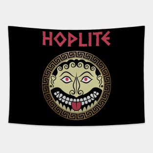 Ancient Greek Hoplite Gorgon Shield - Ancient Greek Warfare - Greek Phalanx Hoplite Tapestry