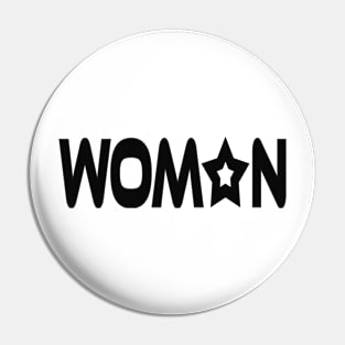 Woman Third Culture Series (Black) Pin