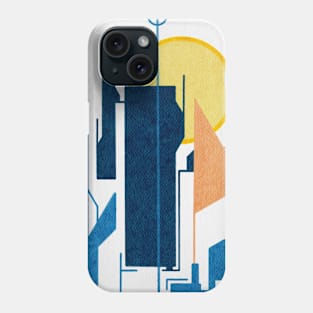 Abstract Geometric - The City #2 Phone Case