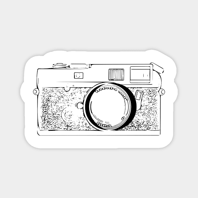 Vintage Photo Camera Magnet by liiwii