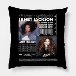 Janet Jackson Vintage Tour Concert Pillow