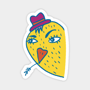 Yellow bird Magnet