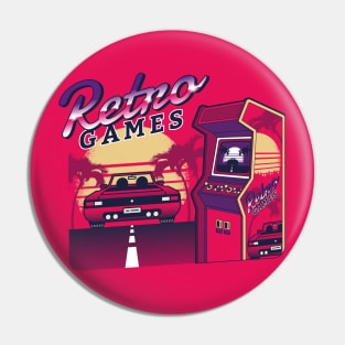 Retro Games Pin