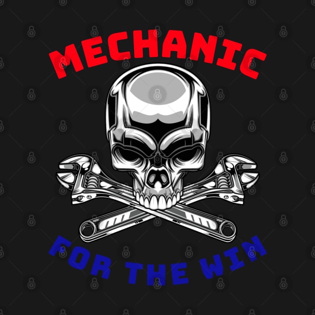 Skull Wrenches Mechanic for the Win RWB by Teamster Life