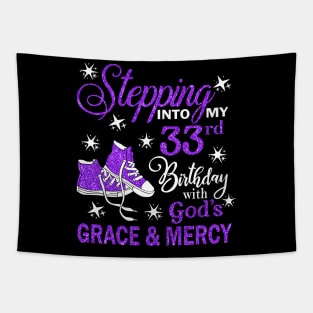 Stepping Into My 33rd Birthday With God's Grace & Mercy Bday Tapestry