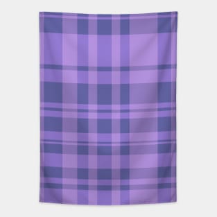 Purple Abstract Pattern Plaid Cute Tapestry