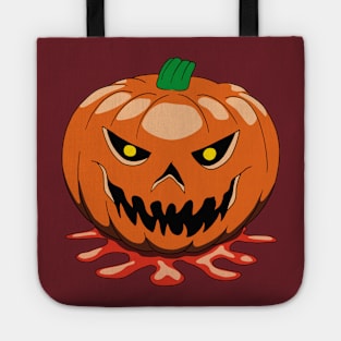 Halloween pumpkin head Tote